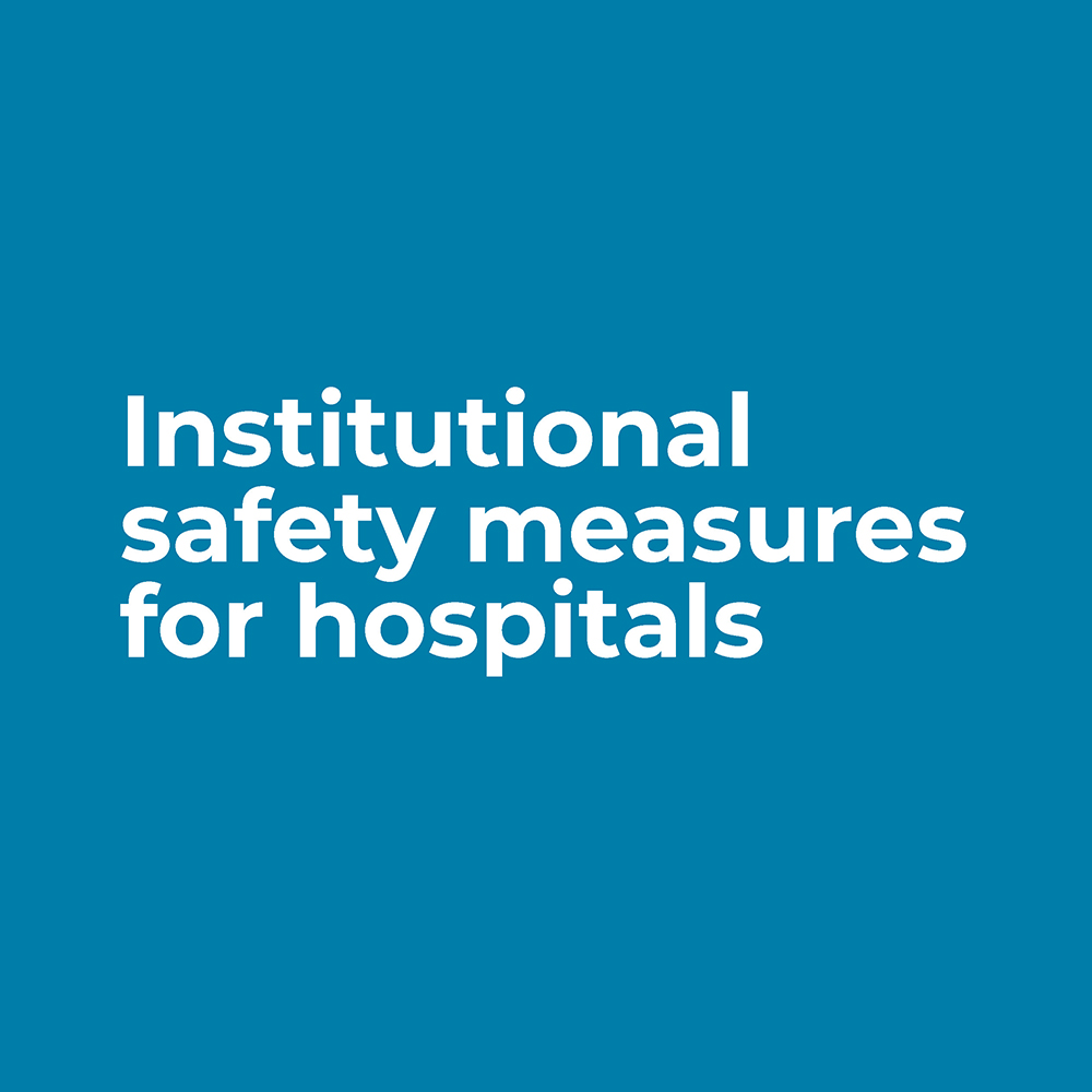 Hospital Core Behaviours Institutional safety measures for hospitals