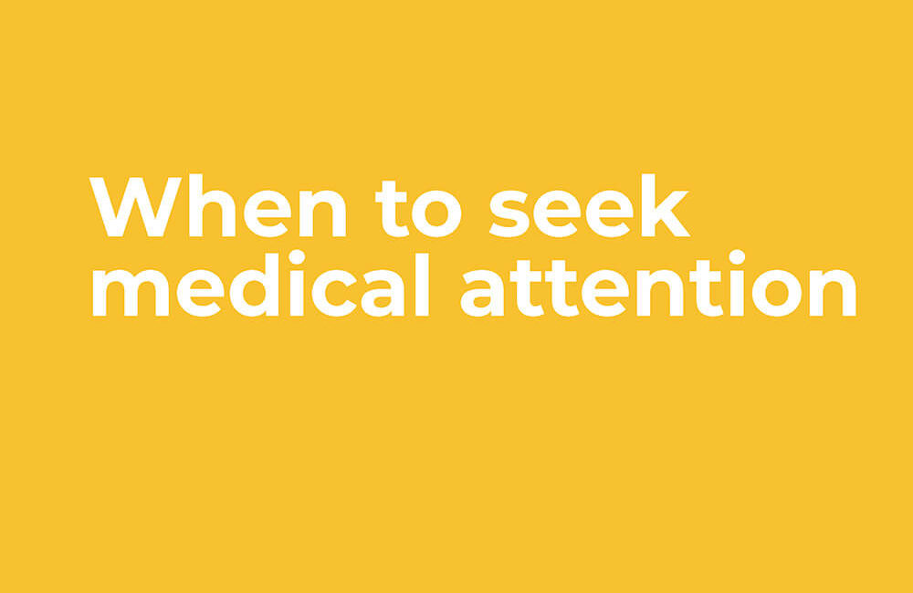 When to seek medical attention? - Solidarity Fund